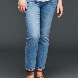 Gap maternity jeans kick crop demi band